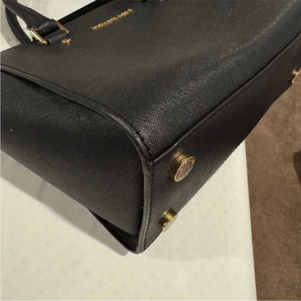 Michael Kors Black Satchel Bag